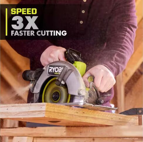 RYOBI ONE+ HP 18V بدون فرش لاسلكي 7-1/4 بوصة منشار دائري (أداة فقط) in Kuwait