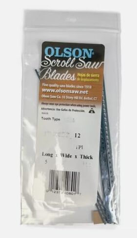 Olson PGT® Double Tooth 5 ″ Long PG497DZ - 7RG .047 x .018in. 10.5/8r - شفرات منشار التمرير - عبوة من 12 قطعة in Kuwait