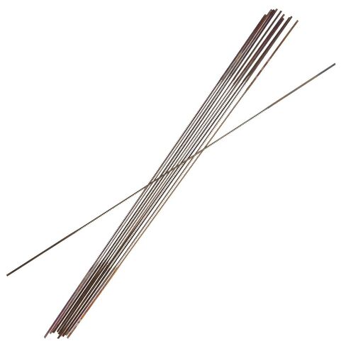 Jeweler's Saw Blades, 12 Pcs 130mm Tungsten Steel Saw Blades Set for Metal Jewelry Waxing Engraving in Kuwait
