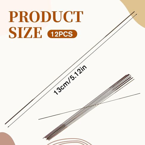 Jeweler's Saw Blades, 12 Pcs 130mm Tungsten Steel Saw Blades Set for Metal Jewelry Waxing Engraving in Kuwait
