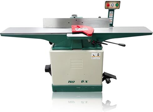 INTSUPERMAI 8 Inch 220V Heavy Duty Jointer Planer, 2.2KW Woodworking Surface Planer Benchtop Jointer with Cast Iron Table, 1"-8" Width, 4 Blades 5000RPM, for Wood Shop & Furniture Making in Kuwait