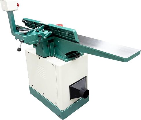 INTSUPERMAI 8 Inch 220V Heavy Duty Jointer Planer, 2.2KW Woodworking Surface Planer Benchtop Jointer with Cast Iron Table, 1"-8" Width, 4 Blades 5000RPM, for Wood Shop & Furniture Making in Kuwait