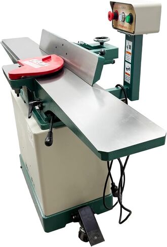 INTSUPERMAI 8 Inch 220V Heavy Duty Jointer Planer, 2.2KW Woodworking Surface Planer Benchtop Jointer with Cast Iron Table, 1"-8" Width, 4 Blades 5000RPM, for Wood Shop & Furniture Making in Kuwait