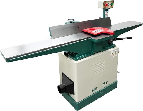INTSUPERMAI 8 Inch 220V Heavy Duty Jointer Planer, 2.2KW Woodworking Surface Planer Benchtop Jointer with Cast Iron Table, 1"-8" Width, 4 Blades 5000RPM, for Wood Shop & Furniture Making in Kuwait