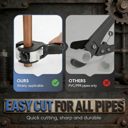 Ratchet ing Pipe Cutter,2026 New Pipe Cutter Tool,2 In 1 Ratchet Pipe Cutter 1/4" To 7/8" Tool For Cutting Pvc, Ppr, And Plastic Hoses, Ratchet ing Tube Cutter in Kuwait