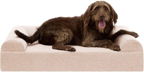 Big Barker 7 "Orthopedic Dog Bed Sofa Edition - Dog Cogs للكلاب الكبيرة المصنوعة من الرغوة العظمية - الرمادي الفحم ، XL - يدعم المفاصل ، وزيادة جودة الحياة ، والراحة الأفضل ، المصنوعة في الولايات المتحدة الأمريكية in Kuwait