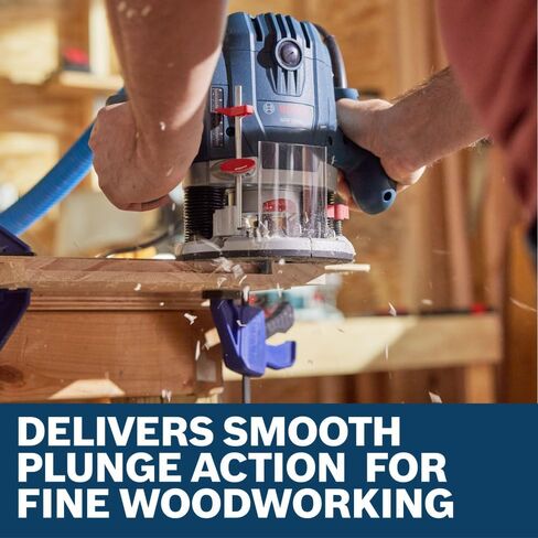 BOSCH GOF13-25 1-3/4 HP جهاز توجيه متوسط ​​الحجم - 11,000 إلى 28,000 دورة في الدقيقة، تصميم مريح، مع دليل متوازي قابل للفصل in Kuwait