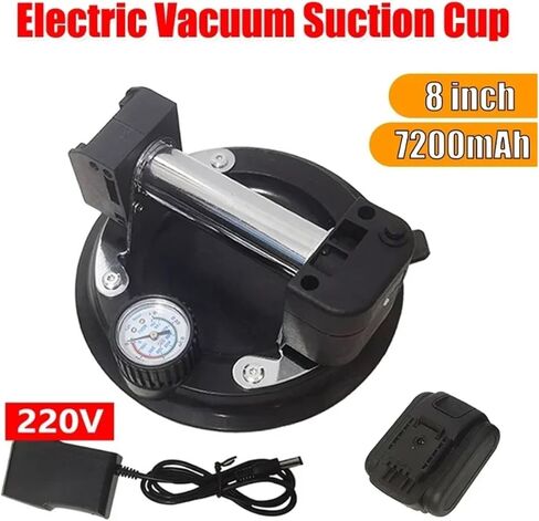 Heavy-Duty Jointer, 8-inch Handheld Electric Vacuum Suction Cup Jointer, Suitable for Wood, Drywall, Granite, Tile, and Glass. in Kuwait