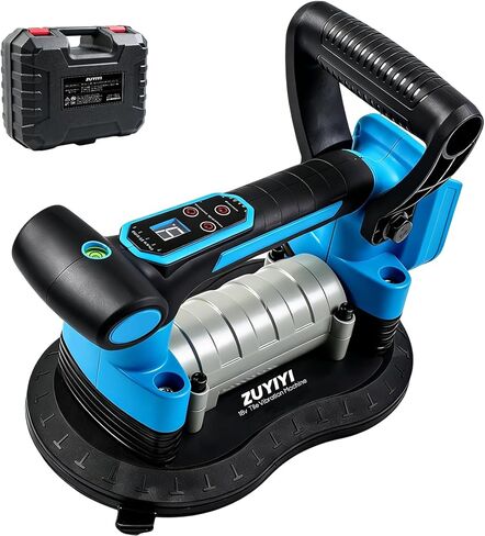 Tile Vibration Tool for Makita 18V Battery (Bare Tool), Double Handle Tile Vibrator with 10" Large Suction Cup, 250kg/551lbs Suction Power, 28000RPM 9-Speed Tiling Machine for Floor, Tile, Wall in Kuwait