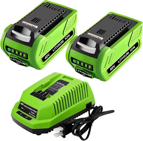 1 حزمة استبدال أيون الليثيوم 6000 مللي أمبير في الساعة لبطارية Greenworks 40V 6.0Ah 29462 29472 29252 20202 22262 25322 متوافقة مع Greenworks 40Volt GMAX أدوات كهربائية لاسلكية in Kuwait