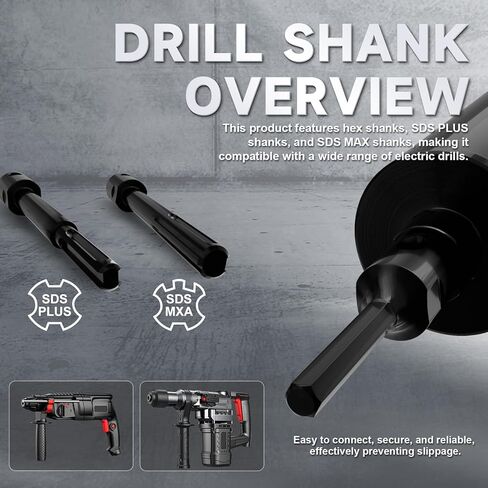 Diamond Core Drill Bit 2-1/2"(65mm) with Pilot Bit & Adapters (SDS Plus & Hex) – Upgraded Welded Segments, 8.6" Depth – for Concrete, Solid Brick, Hollow Brick, Masonry & More in Kuwait