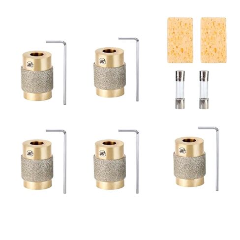 2pcs 3/4 Inch Stained Glass Grinder Bits with Brass Core - Double Plated Diamond Grinding Tools for Glass Shaping and Grinding (2) in Saudi Arabia