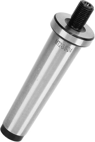 2MT Drill Chuck Arbor, Premium Hardened Morse Taper Shank to 3/8in 24 Threaded Adapter for Tapping Drilling Milling Machines and Pneumatic Tools Manganese Steel Black Oxide Finish in Kuwait