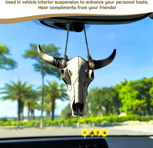 KIWZZXXKW Halloween Cow Skull Wall Decor, Western Longhorn Skull Wall Decor, Farmhouse Decor Wall Sculptures for Living Room Bedroom Indoor Outdoor (Brown) in Saudi Arabia
