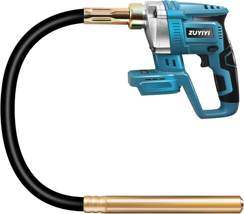 Cordless Concrete Vibrator for Makita 18V Battery, 600W 6000RPM Handheld Concrete Vibrator, 3.9ft Shaft Rod, Handheld Power Cement Vibrating Tool for Remove Bubble Mix Concrete(Bare Tool) in Kuwait