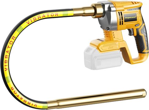 Handheld Concrete Vibrating Tool for Dewalt 20V Max, 1200W Brushless Motor, Cordless Electric Concrete Vibrator with 3.28ft Shaft Rod, 6000 RPM, Effective for Air Bubble Removal (NO Battery) in Kuwait