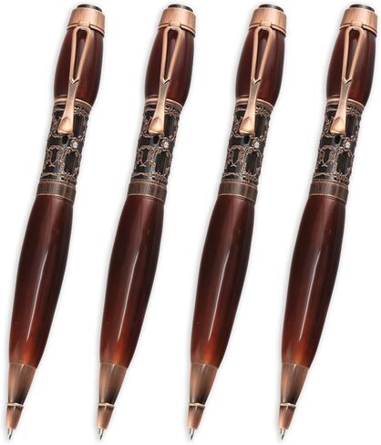 Legacy Woodturning, Victoria Pen Kit - Antique Rose Copper, 4 Pack in Kuwait