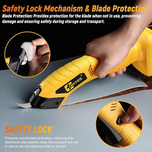 Cordless Electric Scissors Compatible with DeWALT 20v Max Battery for Carboard Fabric Leather Box Cutter Festival Decoration Hard-Plastic(Battery not included) in Kuwait