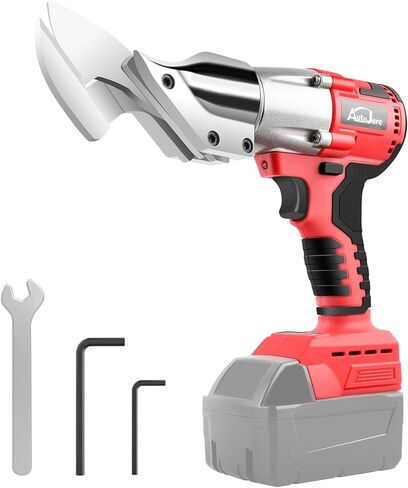 Cordless Metal Shear Compatible with Dewalt 20V Battery 295 lb-ft (400N.m) Brushless Metal Cutter with 360° Pivoting Head for Cutting Iron, Leather, Cardboard (NO Battery) in Kuwait