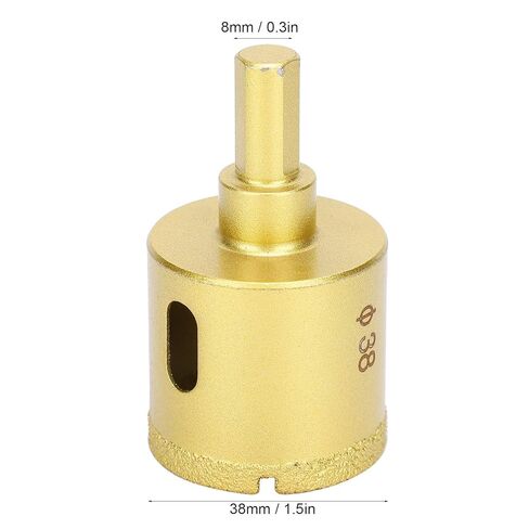 Gavigain Diamond Brazing Drill Bit Hole Saw Drilling Opener Marble Concrete Glass Ceramic 38mm Electric Drill Table Drill in Kuwait