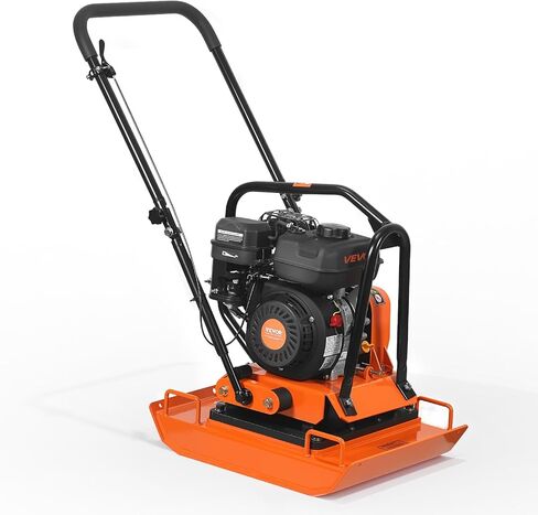 ضاغط الألواح VEVOR، محرك غاز 7 HP 196CC، ماكينة الدك الأرضية الاهتزازية 5400 VPM، قوة الضغط 4440 رطل، لوحة 23 × 18 بوصة، ضاغط المشي خلف المناظر الطبيعية للرصف، الأسفلت، الأساس، التربة in Kuwait