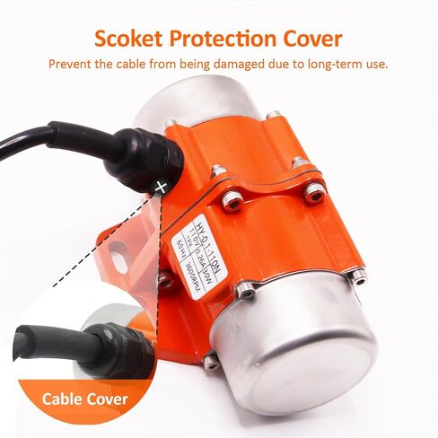 Concrete Vibrator Motor,30W AC 110V with US Plug Vibration Motor with Speed Controller, Waterproof Vibrating Motor Single Phase 3600RPM for Sand Shaking Table in Kuwait