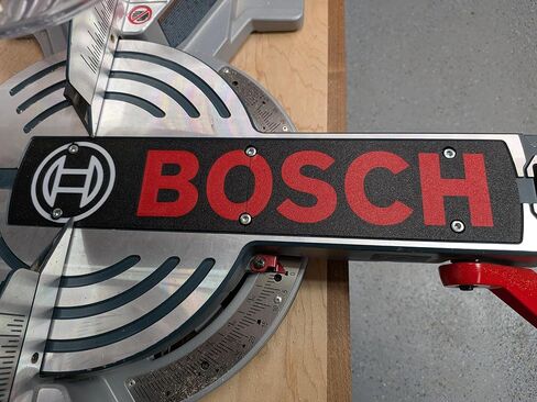 JZ Wood Shop Zero Clearance Plate/COMPATIBLE with Bosch-Miter Saw 10" Glide CM10GD (Black/Red/White) in Kuwait