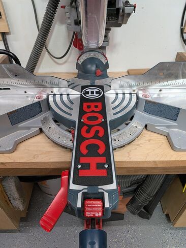 JZ Wood Shop Zero Clearance Plate/COMPATIBLE with Bosch-Miter Saw 10" Glide CM10GD (Black/Red/White) in Kuwait