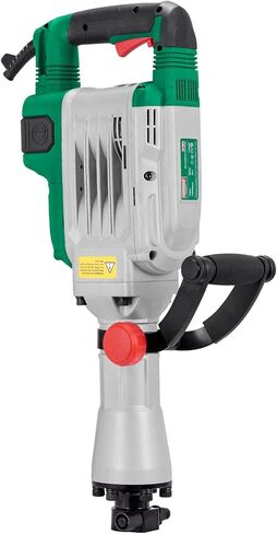 30 lb. Demolition Jack Hammer with 1-3/16" Hex Shank, 1700W 14-Amp Heavy Duty Corded Electric Concrete Demo Chipping Breaker with Carrying Case, Flat & Bull Point Chisel in Kuwait