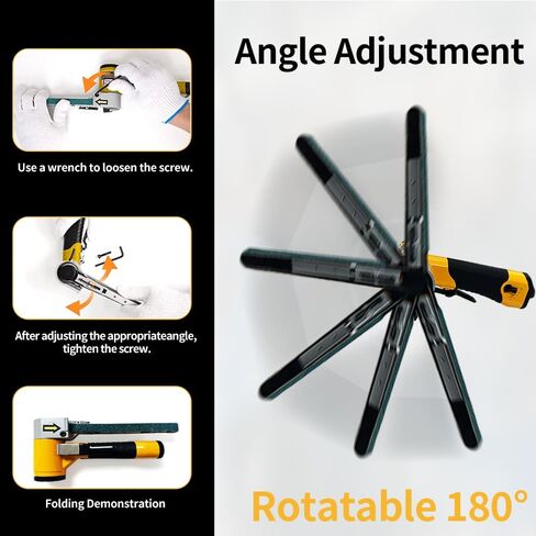 Heavy-Duty Pneumatic Belt Sander 1/2"x18" Industrial Model | 16000 RPM High-Speed Sander/Polisher for Metal and Woodworking | Adjustable Handle Included. in Kuwait