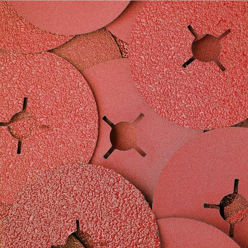 Aluminum Oxide Resin Fiber Sanding and Grinding Discs for Angle Grinder, 5" x 7/8", 36 Grit, 25 Pack in Kuwait