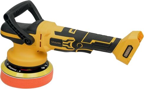 ملمع عازلة DA لاسلكي مقاس 6 بوصات (أداة فقط) متوافق مع بطارية Dewalt 20V 60V MAX، بدون فرش، 5500 OPM، مدار 15 مم / 21 مم، شمع ملمع سيارة مداري عشوائي بـ 6 سرعات للتفصيل in Kuwait
