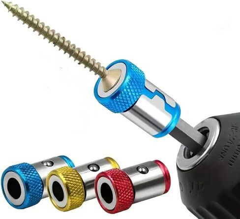 1PC Screwdriver Bits Anti-corrosion Strong Magnetizer Drill Bit Magnetic Ring, Blue in Kuwait
