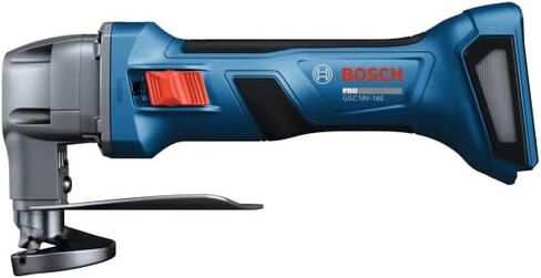 BOSCH GSC18V-16EN 18V Cordless Metal Shear with a Powerful Brushless Motor, 16-Gauge Capacity for Clean, Distortion-Free Cuts in Sheet Metal, Ideal for HVAC and Metal Fabricators (Bare Tool) in Kuwait