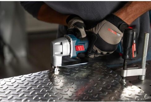 BOSCH GSC18V-16EN 18V Cordless Metal Shear with a Powerful Brushless Motor, 16-Gauge Capacity for Clean, Distortion-Free Cuts in Sheet Metal, Ideal for HVAC and Metal Fabricators (Bare Tool) in Kuwait