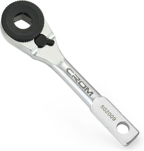مفتاح ربط بسقاطة صغير مسطح من CROM - متوافق مع أداة Leatherman Multitool التي تستخدم لقم مفك براغي مسطحة (EDC Mini Ratchet) in Kuwait