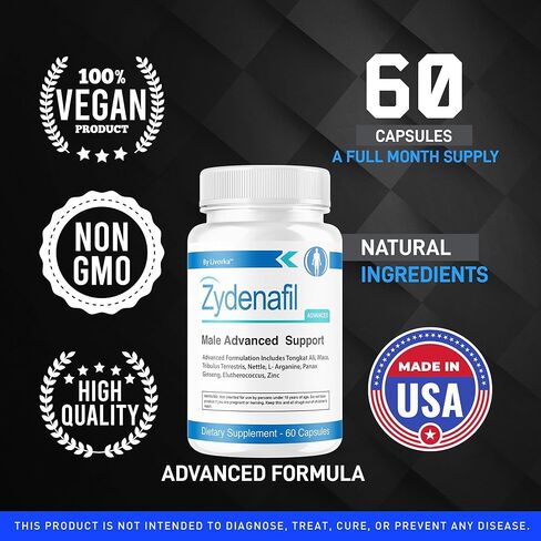 Zydenafil, Zydenafil Pills for Men, ZydenafilPills for Men Advanced Formula, Zydenafil Pills All Natural Supplement Support, ZydenafilPills Advanced Formula, 60 Capsules for 1 Month in Saudi Arabia