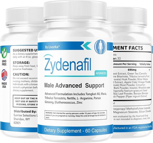 Zydenafil, Zydenafil Pills for Men, ZydenafilPills for Men Advanced Formula, Zydenafil Pills All Natural Supplement Support, ZydenafilPills Advanced Formula, 60 Capsules for 1 Month in Saudi Arabia