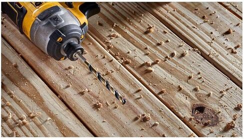 DEWALT 12 Pc Black and Gold Drill Bit Set, Premium Finish Impact Driver Bit Set for Metal, Plastic and Wood (DWAH1182) in Kuwait