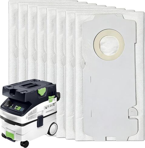 8 أكياس مكنسة كهربائية 204308 متوافقة مع Festool 204308، CT MINI، CT MIDI، CT MINI I، CT MIDI I المصنعة من عام 2019 فصاعدًا in Kuwait
