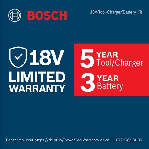 BOSCH GDX18V-285B12 18V عزم دوران متوسط ​​بدون فرش 2 في 1 طقم مفتاح ربط/مفك - عزم دوران 2500 رطل، عزم دوران منفصل 360 قدم، 0-3600 تأثير/دقيقة، يتضمن بطارية 2 أمبير ومجموعة بدء الشاحن in Kuwait