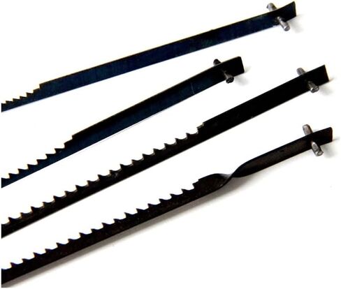 XLJP 48pcs/Pack 105 mm 4-Inch Scroll Saw Blade Pin End for Dremel Moto-Saw MS20 MS20-01 MS51-01 MS52-01 MS53-01 15/18/24 TPI in Saudi Arabia