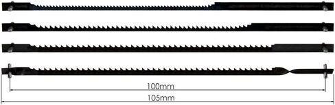 XLJP 48pcs/Pack 105 mm 4-Inch Scroll Saw Blade Pin End for Dremel Moto-Saw MS20 MS20-01 MS51-01 MS52-01 MS53-01 15/18/24 TPI in Saudi Arabia