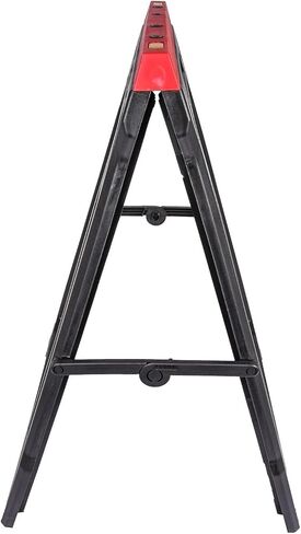 JEGS Folding Sawhorse | 350 LBS Capacity | Sturdy Weather-Resistant Polypropylene | Dimensions: 21 Inches Long x 1.75 Inches Wide x 30 Inches High | Folds Flat To 2 Inches | 1 Per Package in Kuwait