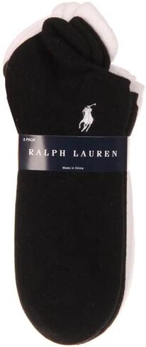 Ralph Lauren Women's 7470 RL Sport Heel Tab Cushion Sole Sock - 3 Pair Pack in Saudi Arabia