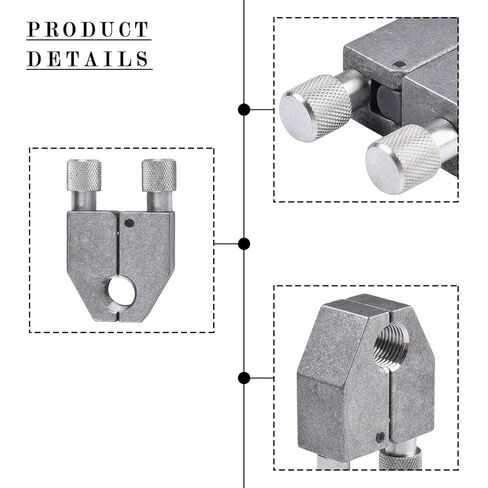 Aluminum Quill Stop Sleeve for Bridgeport Style Milling Machines, 1/2"-20 Thread Fast Change Bushing for Precise Depth Setting in Metalworking in Kuwait