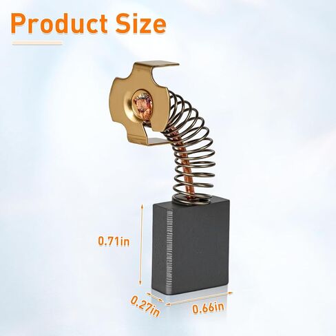 فرشاة محرك الكربون 614367-00، متوافقة مع منشار ميتري De walt R idgid D24000 DW713 DW715 DW716، استبدل 5140024-30 0502025007 قطعتان in Kuwait