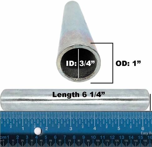2-Pack Spanner Bushing Spacer | ID 3/4" OD 1" Length 6 1/4" | Replaces 782771, Replacement for Hustler OEM in Kuwait