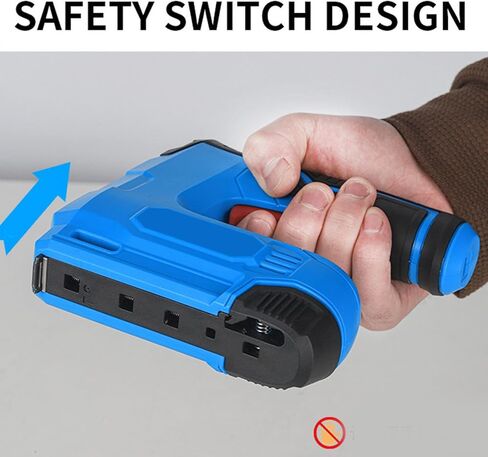 Fafeicy Electric Staple 1500mAh Li Ion Battery Cordless شحن سريع 1000 مسمار سعة لمشاريع إصلاح أثاث الديكور الداخلي in Kuwait