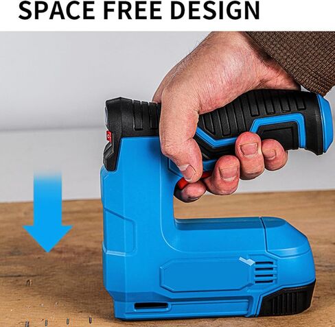 Fafeicy Electric Staple 1500mAh Li Ion Battery Cordless شحن سريع 1000 مسمار سعة لمشاريع إصلاح أثاث الديكور الداخلي in Kuwait